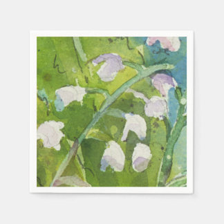 Lilly of the Valley cocktail napkins