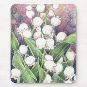 Lilly of the Valley Mouse Mat