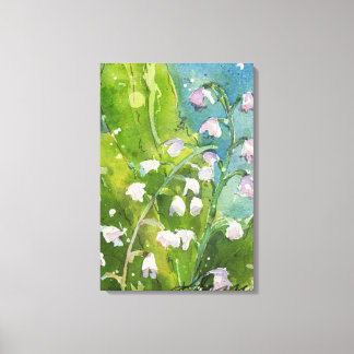 Lilly of the Valley watercolor print