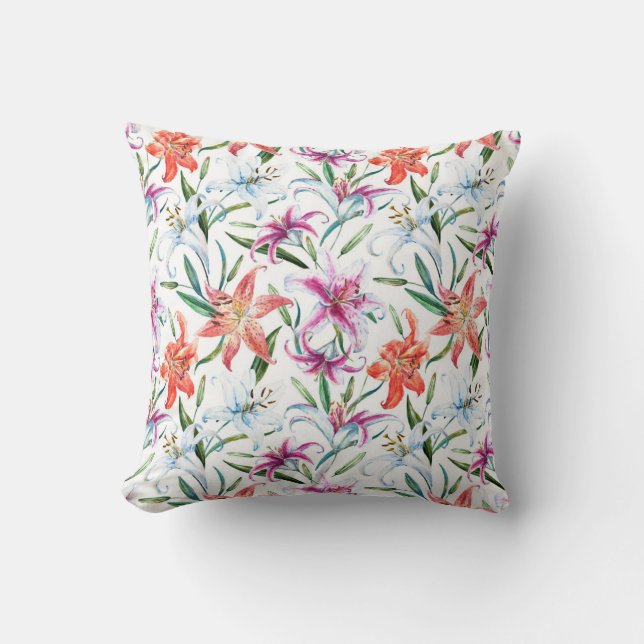 Lilly pillow (White) (Front)