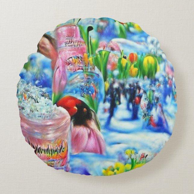 Lilly Round Cushion (Front)