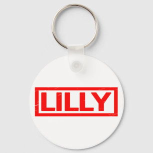 Lilly Stamp Key Ring