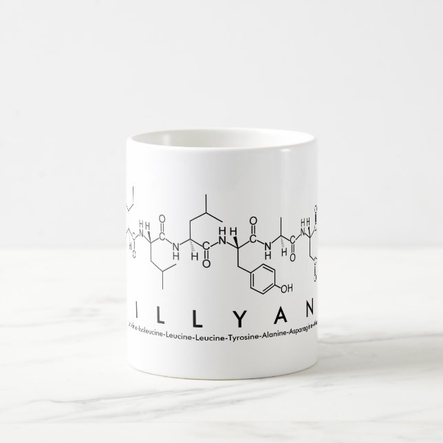Lillyana peptide name mug (Center)