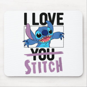 Lilo &amp; Stitch - Valentines Day I Love Stitch  Mouse Mat