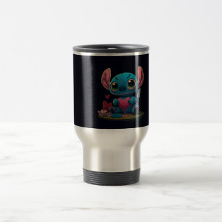Lilo and Stitch Valentine Hearts Graphic Mug