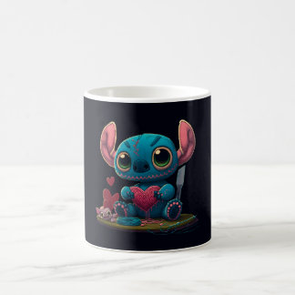 Lilo and Stitch Valentine Hearts Graphic Mug