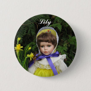 Lily 6 Cm Round Badge