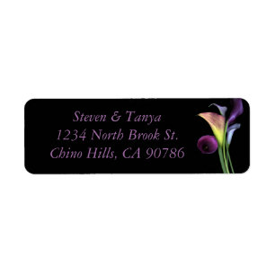 Lily Address Label