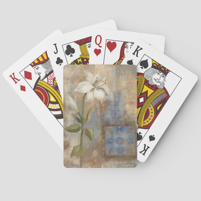 Lily and Tile Playing Cards (Back)