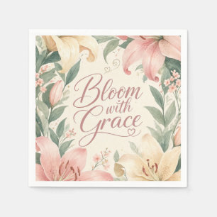 Lily : Bloom with Grace Sweet 16 Napkin