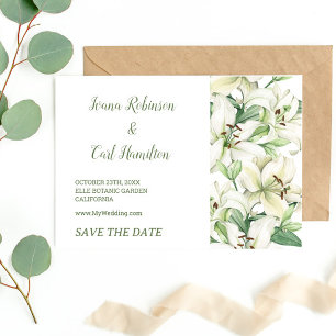 LILY Blossom Elegance Save The Date
