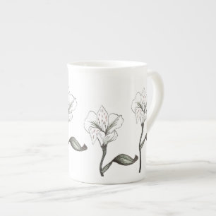 lily bone china mug