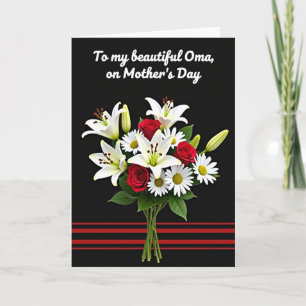 Lily Bouquet Mothers Day Card