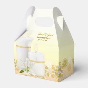 Lily Candle Favour Box