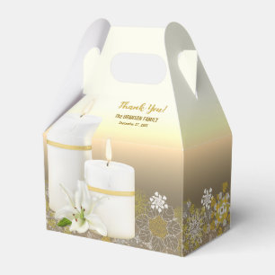 Lily Candle Favour Box