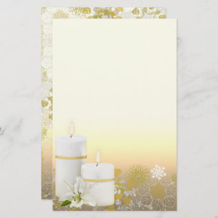 Lily Candle Stationery