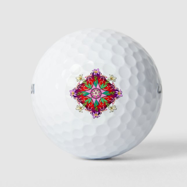 Lily Circle Golf Balls (Front)