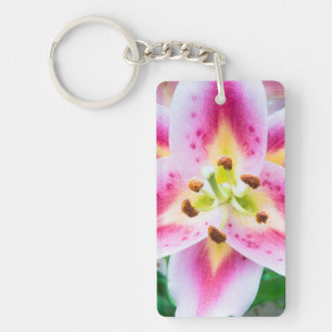 Lily Close-up Key Ring