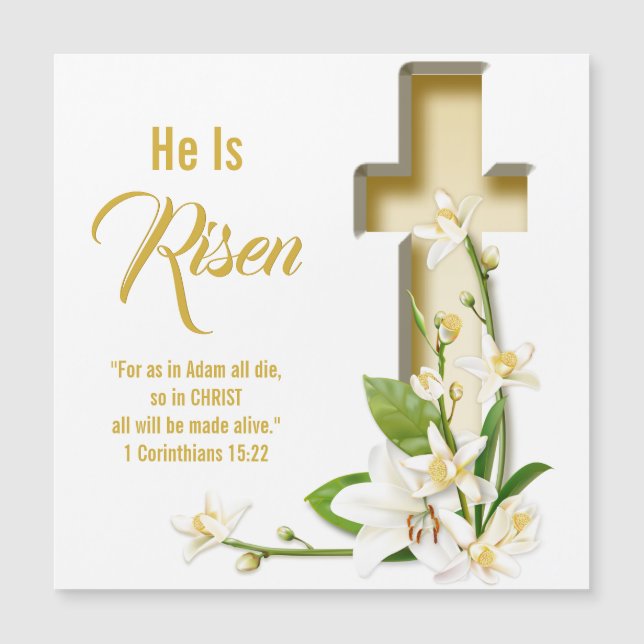 Lily Cross Personalised Scripture Verse (Front)
