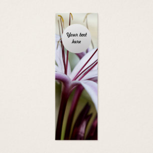 Lily Custom Bookmark