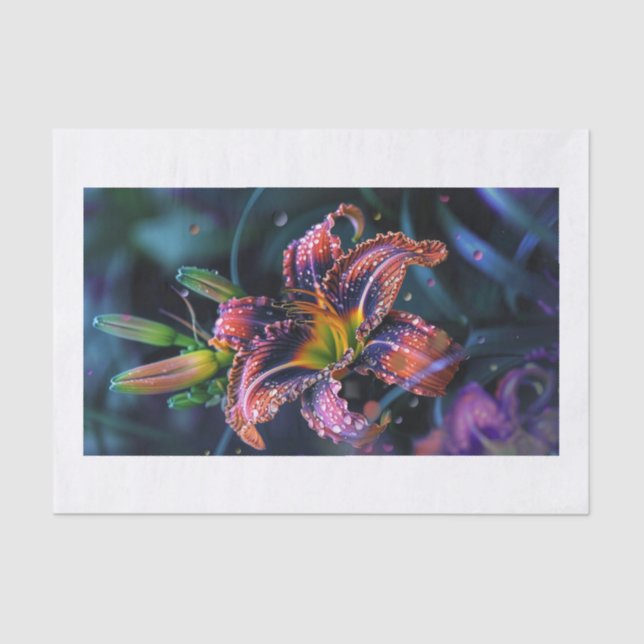 Lily Flower1 Tissue Paper (Front)