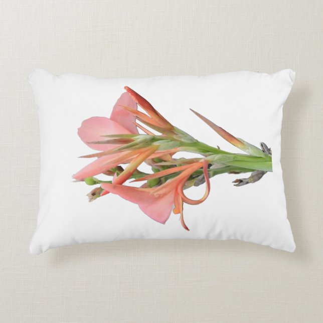 Lily Flower Decorative Cushion (Front)