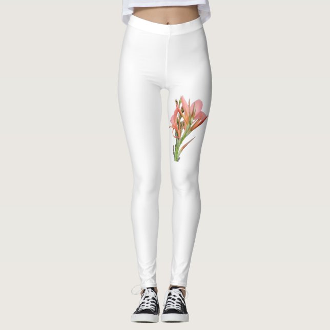 Lily Flower Leggings (Front)