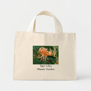 LILY FLOWER LILIES TOTE BAG CANVAS BEACH BAG