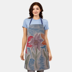 Lily Flowers Apron