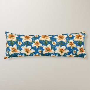 Lily flowers body cushion