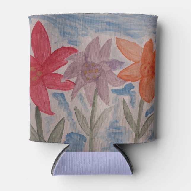 Lily Flowers Can Cooler (Front)