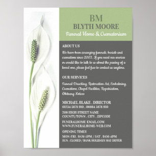 Lily Flowers, Funeral Home, Directors Poster