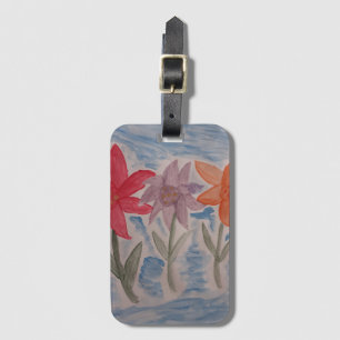 Lily Flowers Luggage Tag