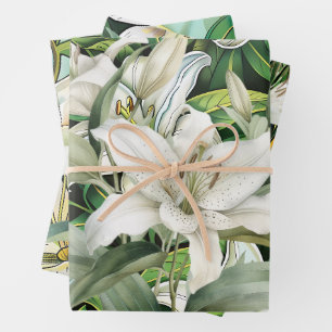 Lily Flowers Wrapping Paper
