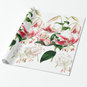 Lily Flowers Wrapping Paper