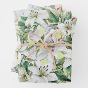 Lily Flowers Wrapping Paper