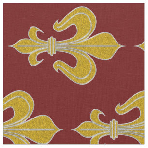 Lily Gold Silver II + your background & ideas Fabric