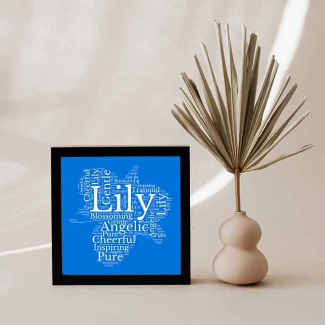 Lily Name Cloud Customisable Poster (Creator Uploaded)