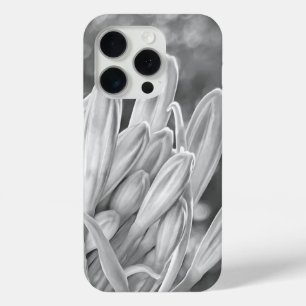 Lily of the Nile Close Up Black & White iPhone 15 Pro Case