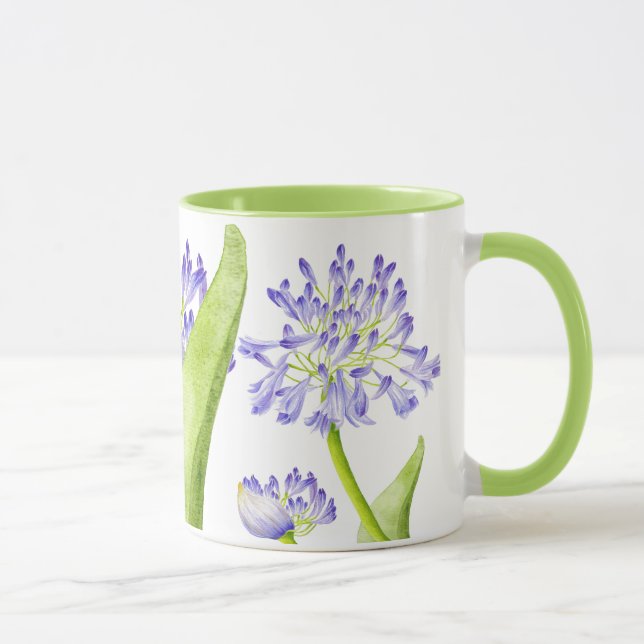 Lily of the Nile on a Combo Mug - (VII) (Right)