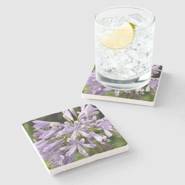 Lily of the Nile Stone Coaster (Side)