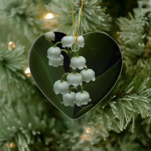 Lily of the Valley-0308 Ceramic Tree Decoration