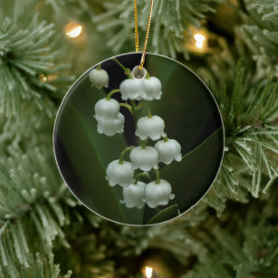 Lily of the Valley-0308 Ceramic Tree Decoration