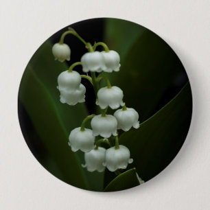 Lily of the Valley 10 Cm Round Badge