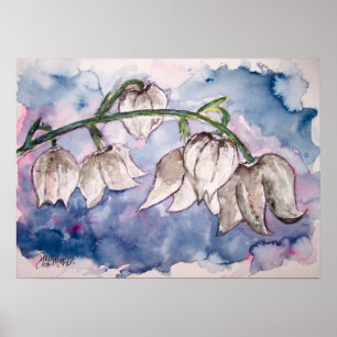 lily_of_the_valley_2 flower watercolor print