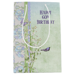 Lily of the Valley 60th Birthday     Medium Gift Bag