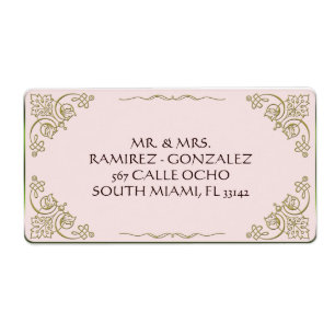 Lily Of The Valley - Address Label Blank