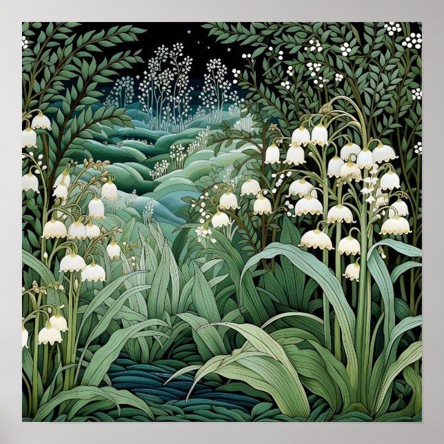 Lily of the Valley Art Print (Front)