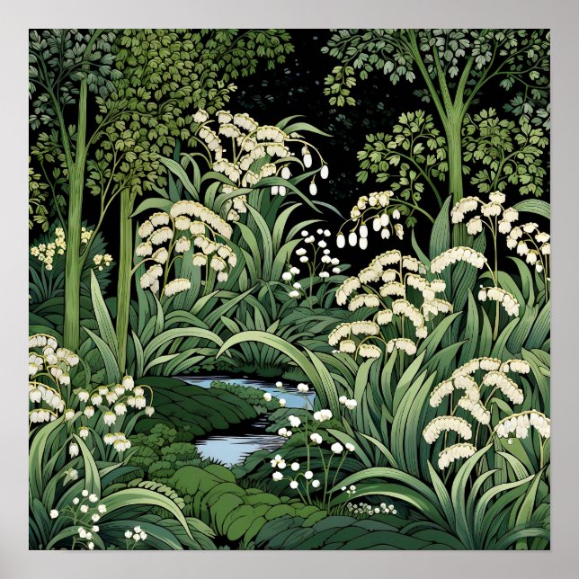 Lily of the Valley Art Print (Front)