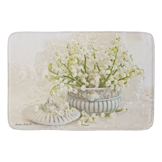 Lily Of The Valley Bath Mat (Front)